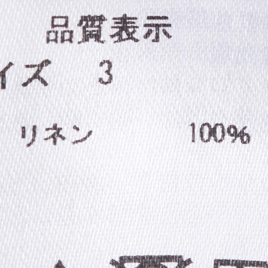 BATONER WASHED HIGH COUNT LINEN V CARDIGAN サイズ3 カーディガン BN 