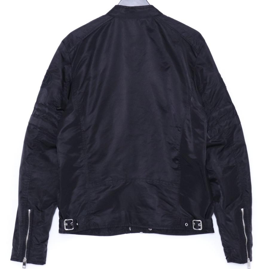 DIESEL ナイロンライダースジャケット Lサイズ ブラック ディーゼル J