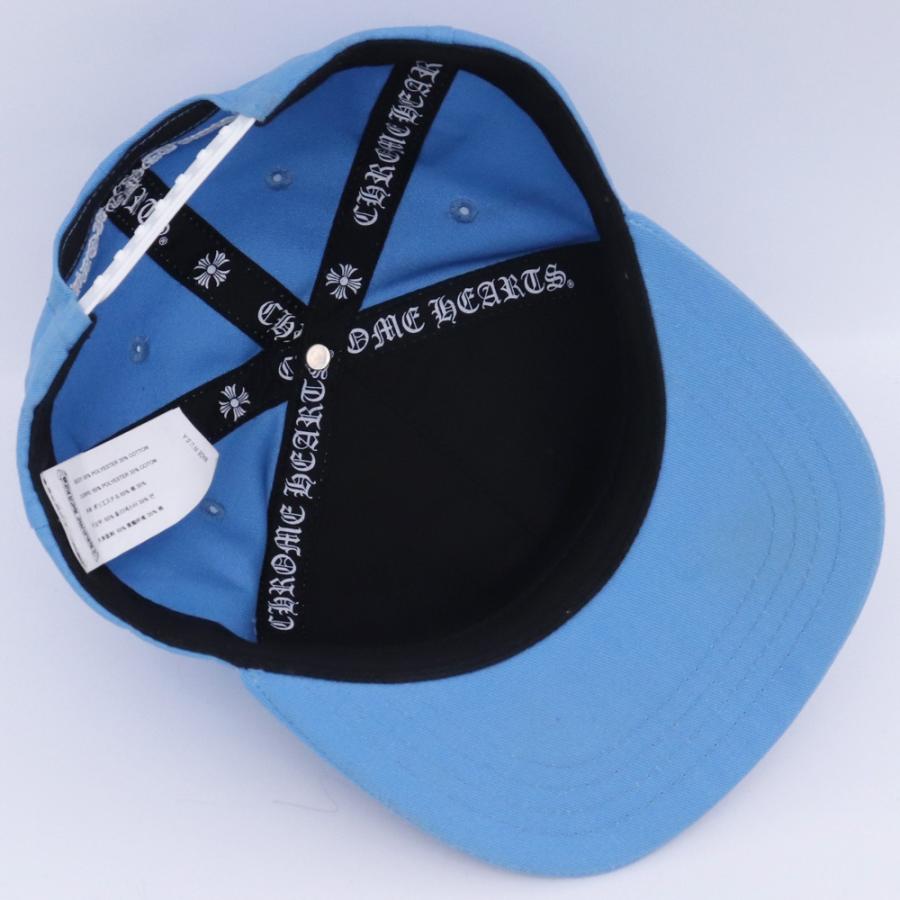 CHROME HEARTS 5パネル CH ベースボールキャップ ライトブルー クロム