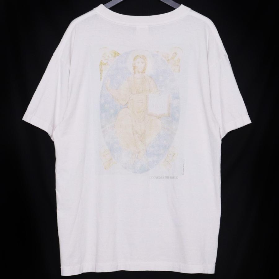 SAINT MICHAEL SS TEE HOLY MOTHER Lサイズ ホワイト SM-A22-0000-007 