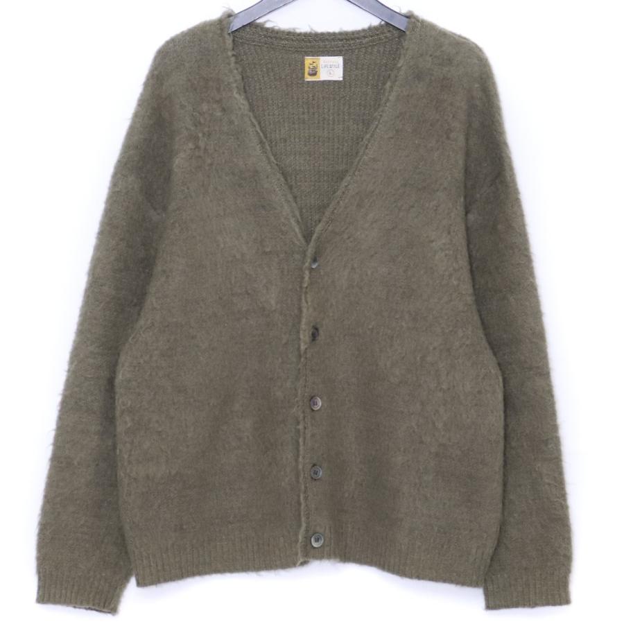 SAINT MICHAEL MOHAIR CARDIGAN Lサイズ カーキ SM-YS1-0000-058