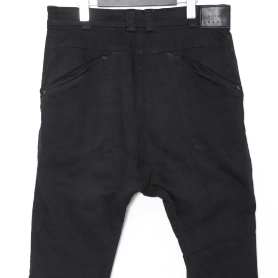 DEVOA Slim Fit Selvedge Denim サイズ2 ブラック デヴォア スリム