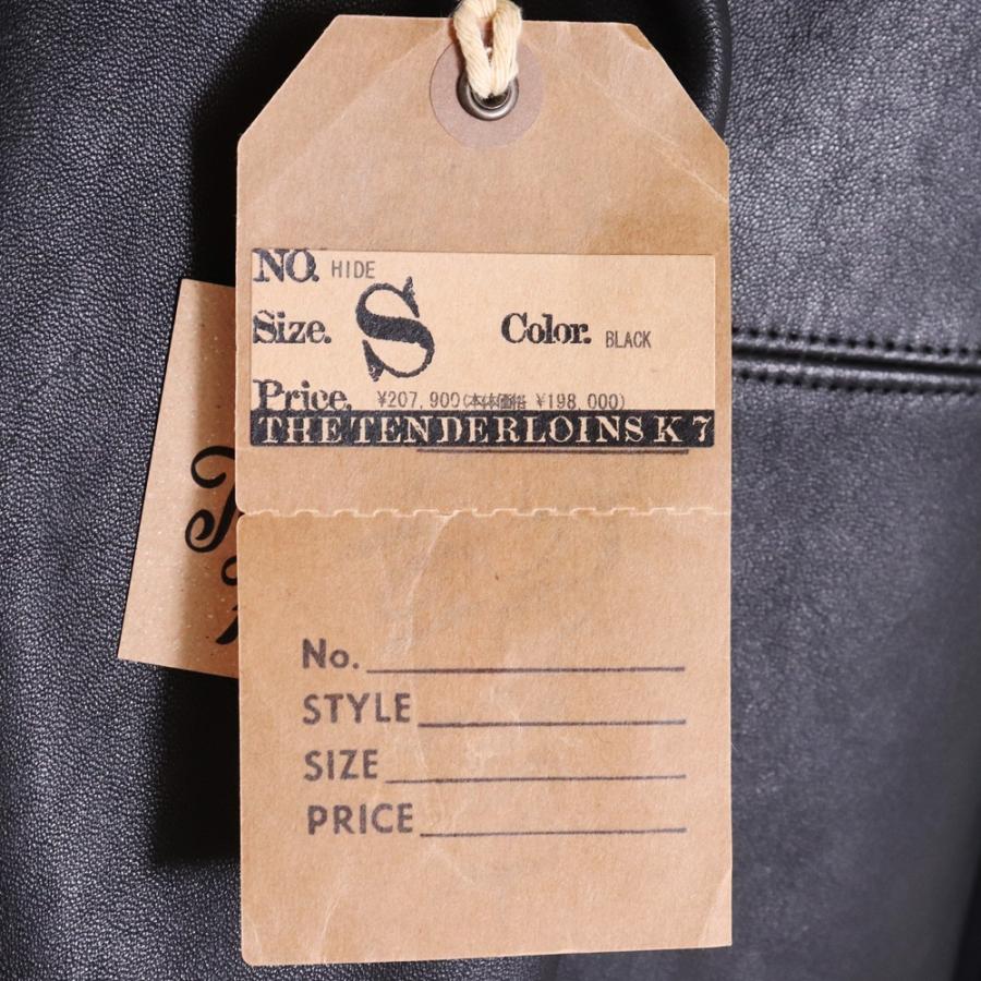 TENDERLOIN T-HIDE ホースハイドボタンレザージャケット Sサイズ TENDERLOIN T-HIDE ホースハイドボタンレザージャケット Sサイズ