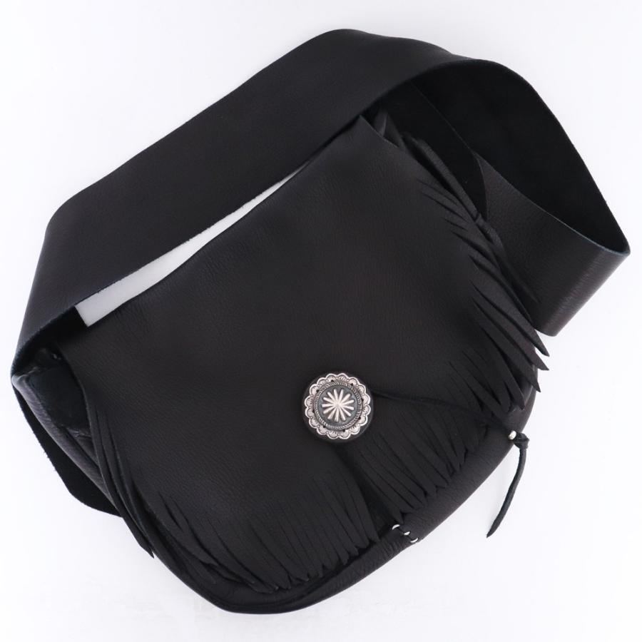 LARRY SMITH FRINGE BAG SMALL ブラック LT-0038 ラリースミス