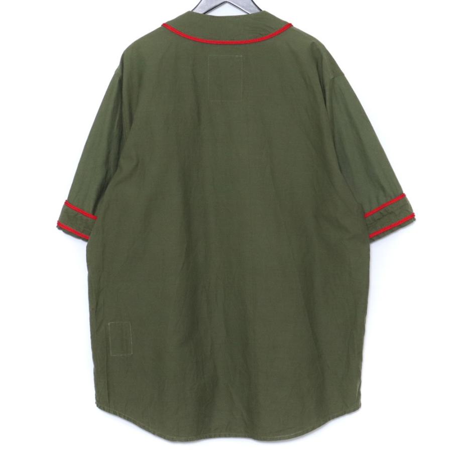 READYMADE Baseball Shirt レディメイド　サイズ2 READY MADE Baseball Shirt サイズ2 カーキ RE-CO-KH-00-00-76