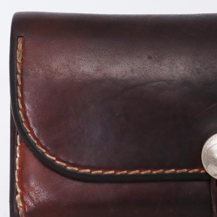 GORO'S サドル レザー ウォレット 焦げ茶 ゴローズ 長財布 三