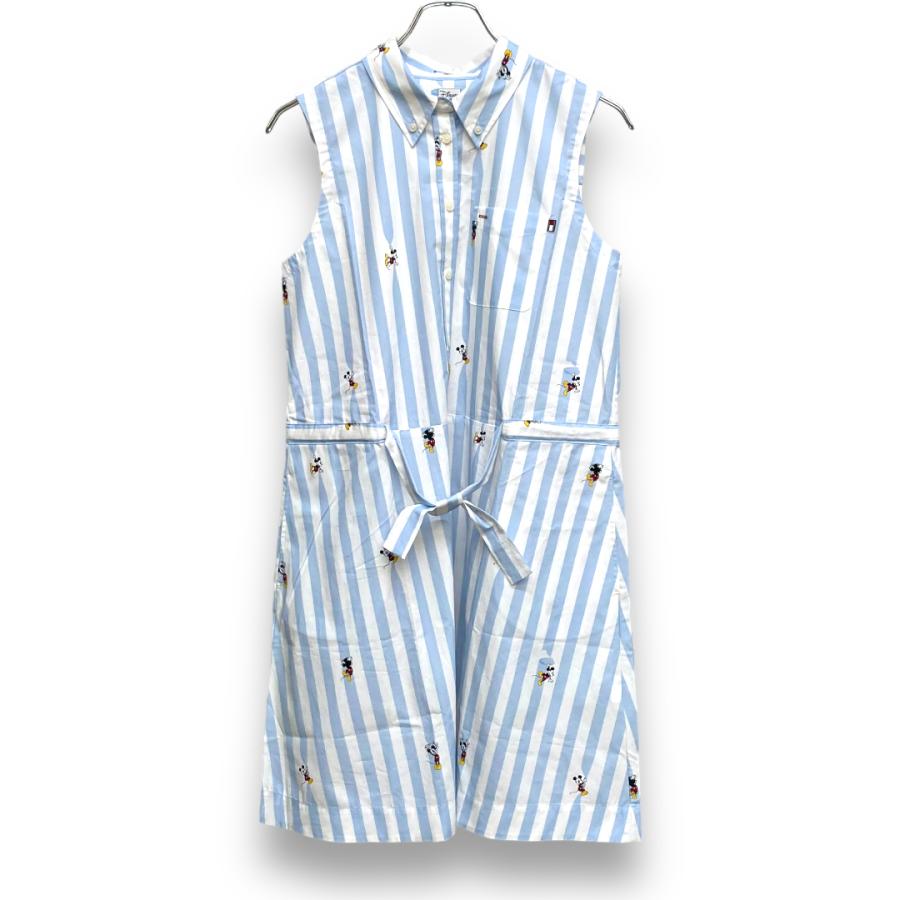 TOMMY HILFIGER × DISNEY STRIPE SHIRT DRESS シャツドレス 12-14 