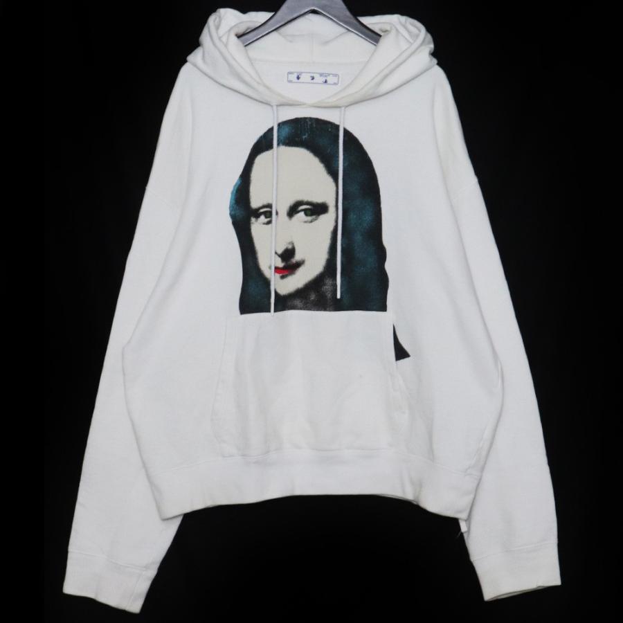 OFF-WHITE オーバーサイズモナリザプリントパーカー XLサイズ ホワイト 