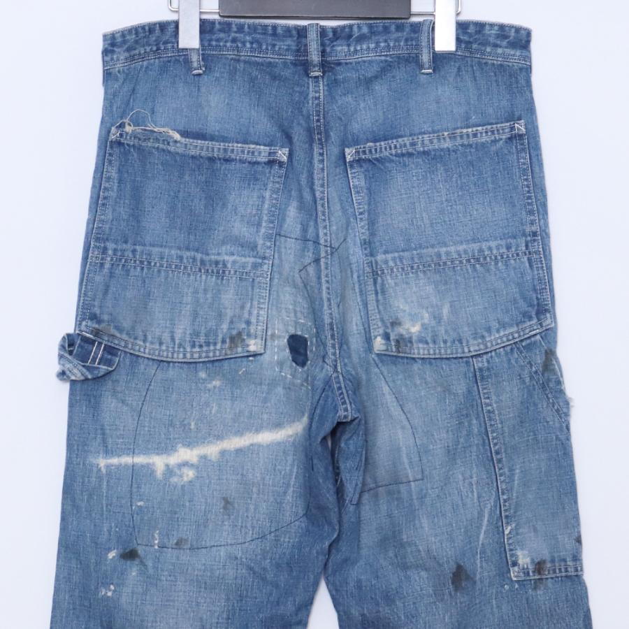 SAINT MICHAEL DENIM PANTS PAINTER Sサイズ BLUE SM-YS8-0000-051 