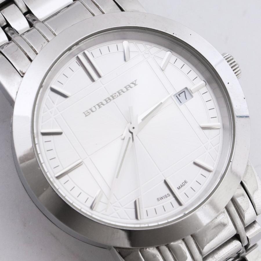 ※D　BURBERRY『BU1352』メンズ腕時計 BURBERRY シャンパンダイヤル クオーツ シルバー BU1352