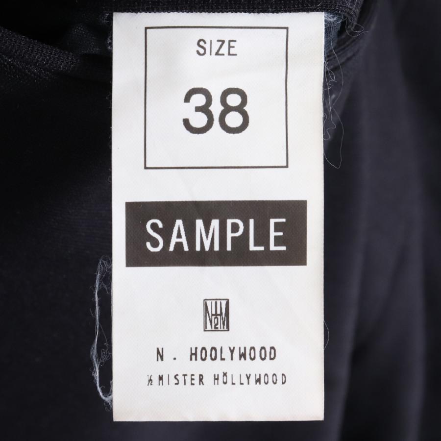 N.HOOLYWOOD サンプル品 スラックスパンツ サイズ38 ブラック N.HOOLYWOOD サンプル品 スラックスパンツ サイズ38 ブラック