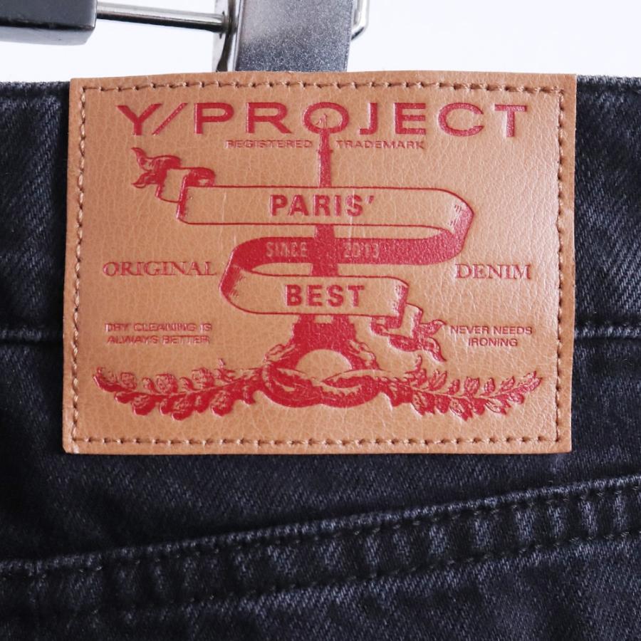 Y/PROJECT BANANA デニムパンツ サイズ30 ブラック ワイプロジェクト