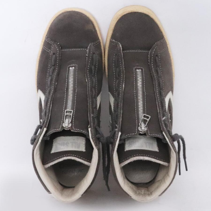 25.5cm CONVERSE × NONNATIVE PRO-LEATHER HI グレー コンバース ノン