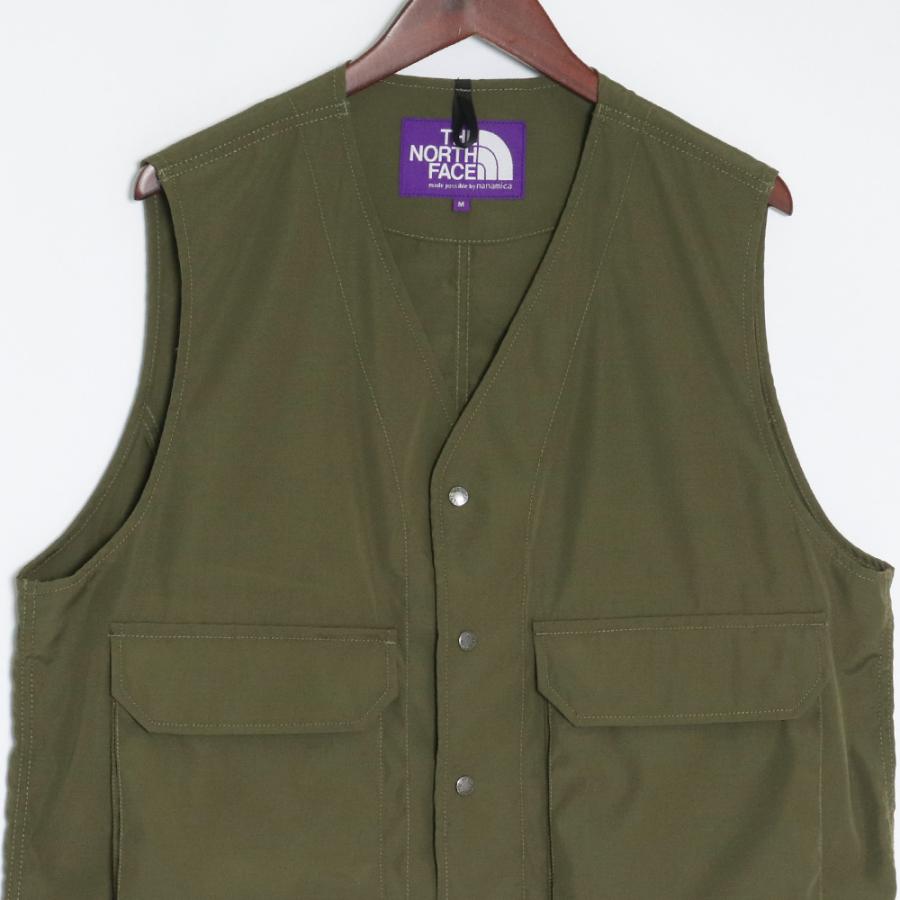 THE NORTH FACE Polyester Wool Ripstop Trail Vest Mサイズ カーキ  