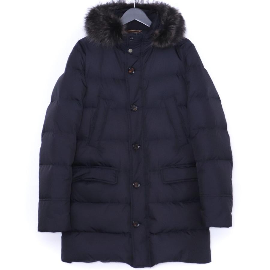 MOORER BARBIERI-WK グースダウンジャケット サイズ44 ブルー ムーレー