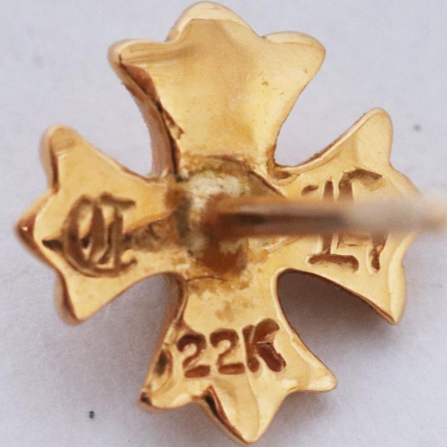 CHROME HEARTS CHプラススタッドピアス 22K ゴールド クロムハーツ