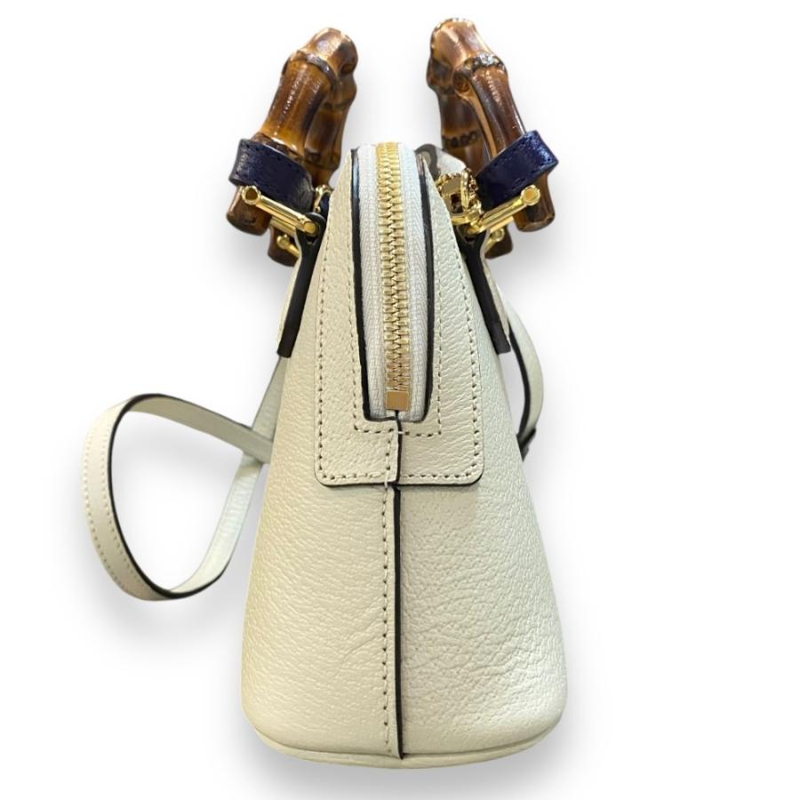 GUCCI ダイアナミニトートバッグ クリームホワイト 715775 グッチ 2Way