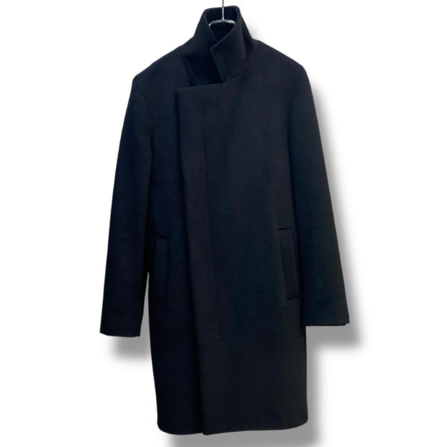 ALLSAINTS 肉厚生地 比翼ボタン ウールチェスターコート XSサイズ