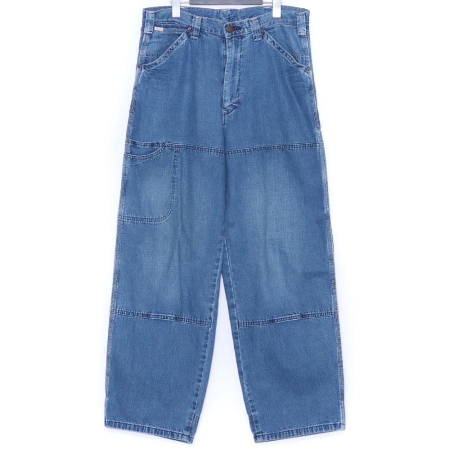 BACKLASH xx Lee JELT DENIM PAINTER PANTS Sサイズ インディゴ LB0552