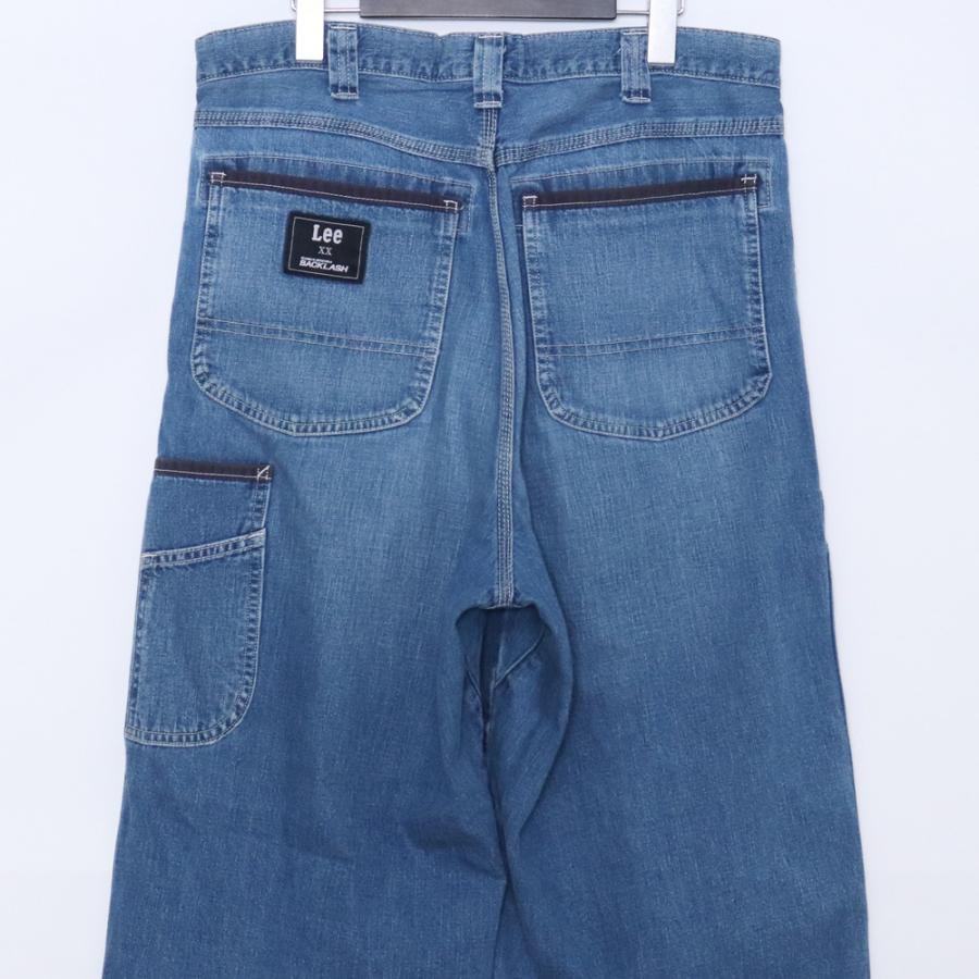 BACKLASH xx Lee JELT DENIM PAINTER PANTS Sサイズ インディゴ LB0552