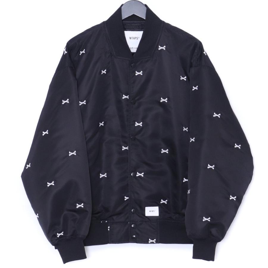 ジャケット・アウター WTAPS team jacket WTAPS TEAM JACKET NYLON.TWILL.TEXTILE サイズ02 ブラック 221TQDT