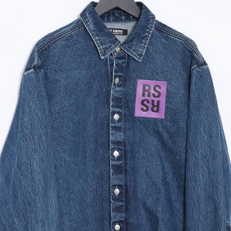 ラフシモンズ　22aw ストレート　デニム　シャツ　ジャケット ラフシモンズ 22aw ストレート デニム シャツ ジャケット