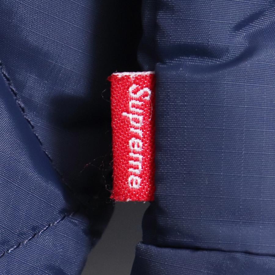 Supreme キルティングジャケット ネイビー SUPREME Quilted Puffy Jacket Mサイズ ネイビー シュプリーム