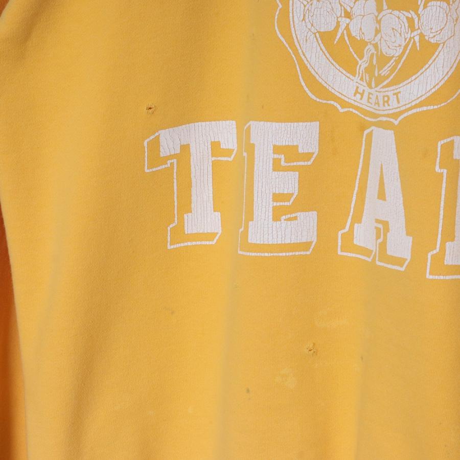 SAINT MICHAEL × DENIM TEARS ヴィンテージ加工カレッジロゴスウェット