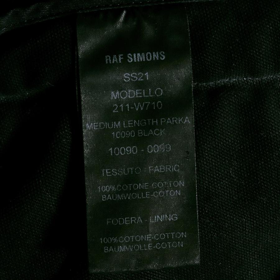 RAF SIMONS MEDIUM LENGTH PARKA サイズ34 ブラック 211-W710 RAF SIMONS MEDIUM LENGTH PARKA サイズ34 ブラック 211-W710