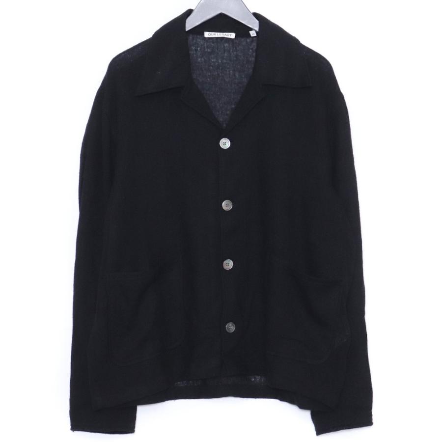 OUR LEGACY COACH SHIRT JACKET サイズ46 ブラック 1277-343-0447  