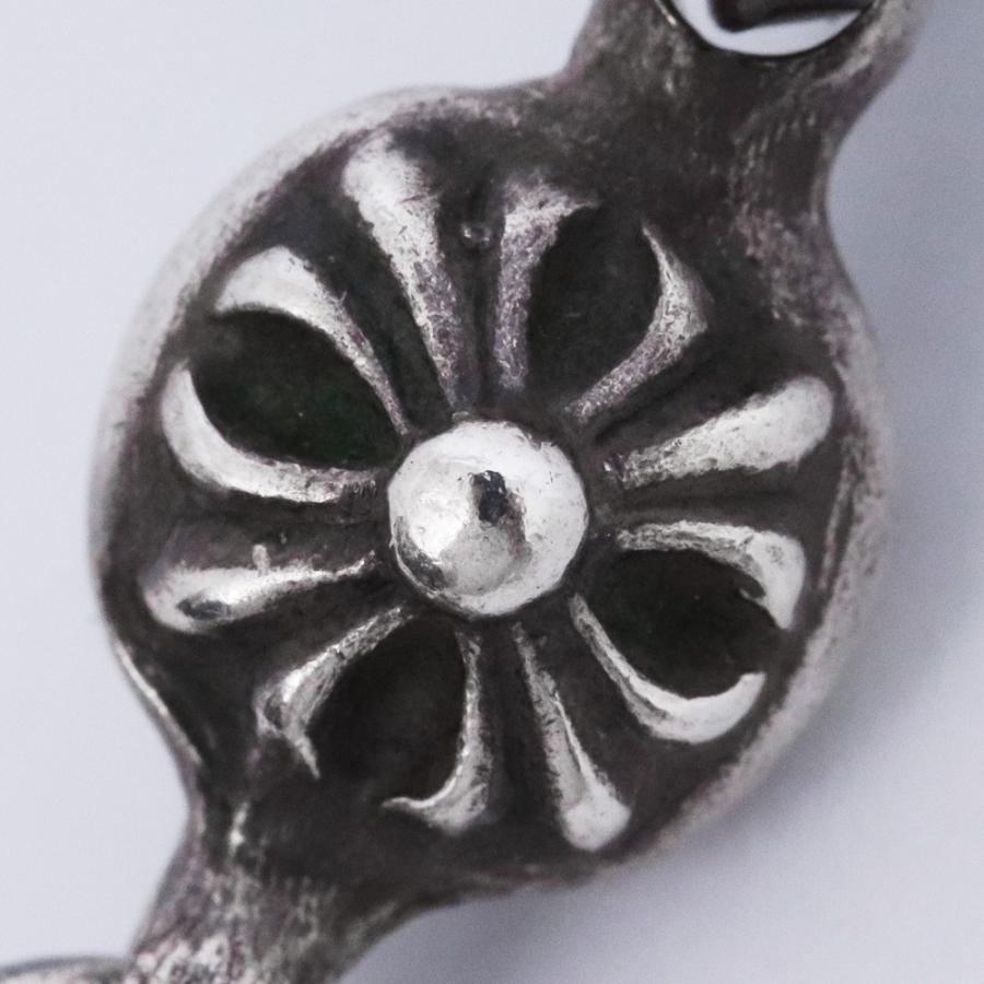 CHROME HEARTS 1ボールタイニーCHクロスチャーム シルバー クロム