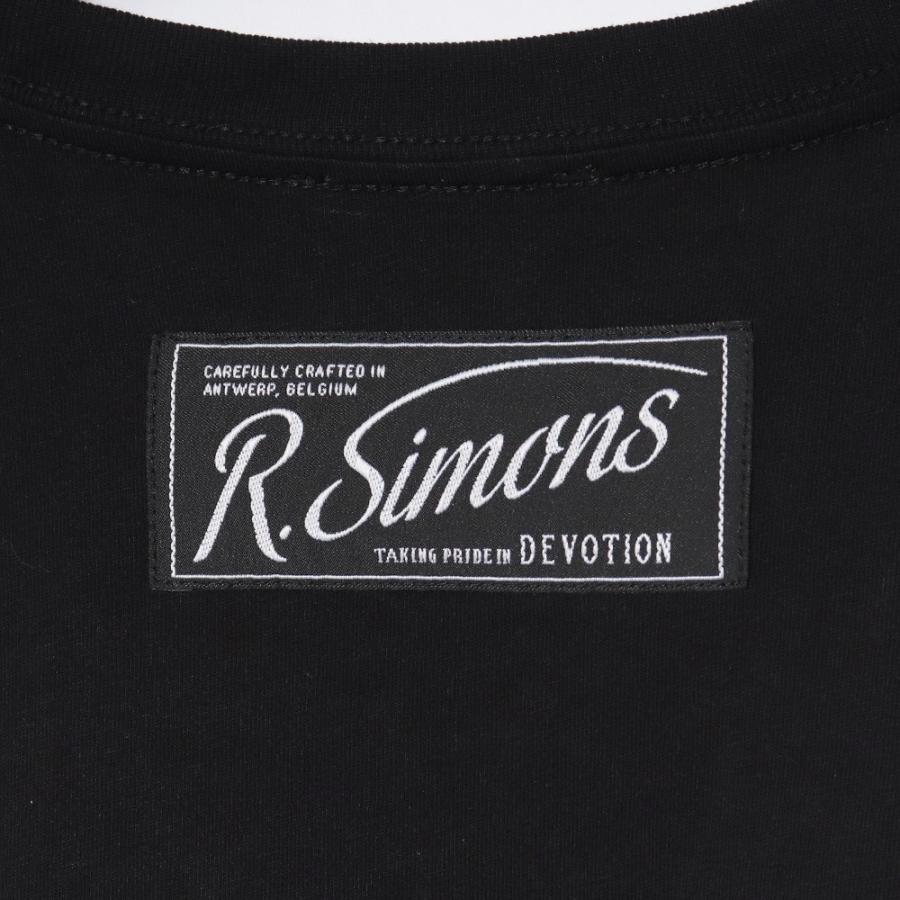 RAF SIMONS ポケットホールズオーバーサイズTシャツ XSサイズ ブラック 