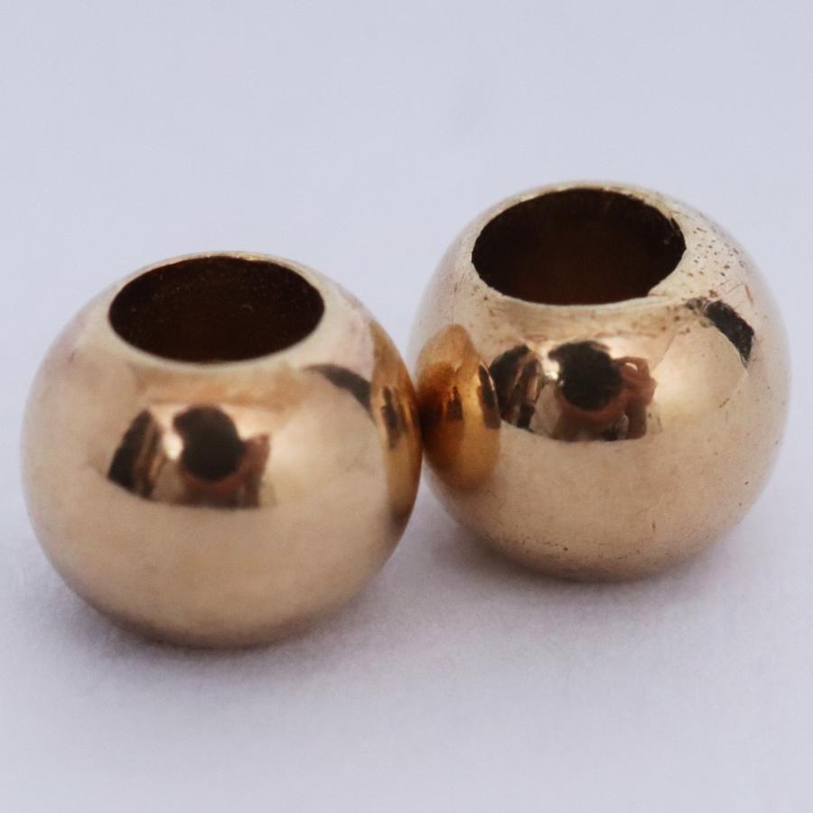 TARO WASHIMI 2発セット 18金 Sサイズ ビーズ ゴールド ワシミタロウ 鷲見太郎 ネックレス チェーン アクセサリー カスタム K18 S beads_2