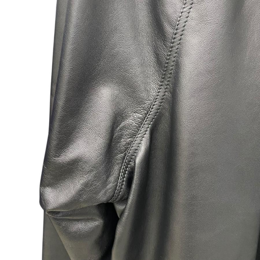 OMAR AFRIDI 23SS スタッズ レザージャケット サイズ46 ブラック