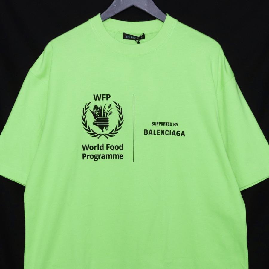 未使用 BALENCIAGA WFPロゴプリントオーバーサイズTシャツ Sサイズ