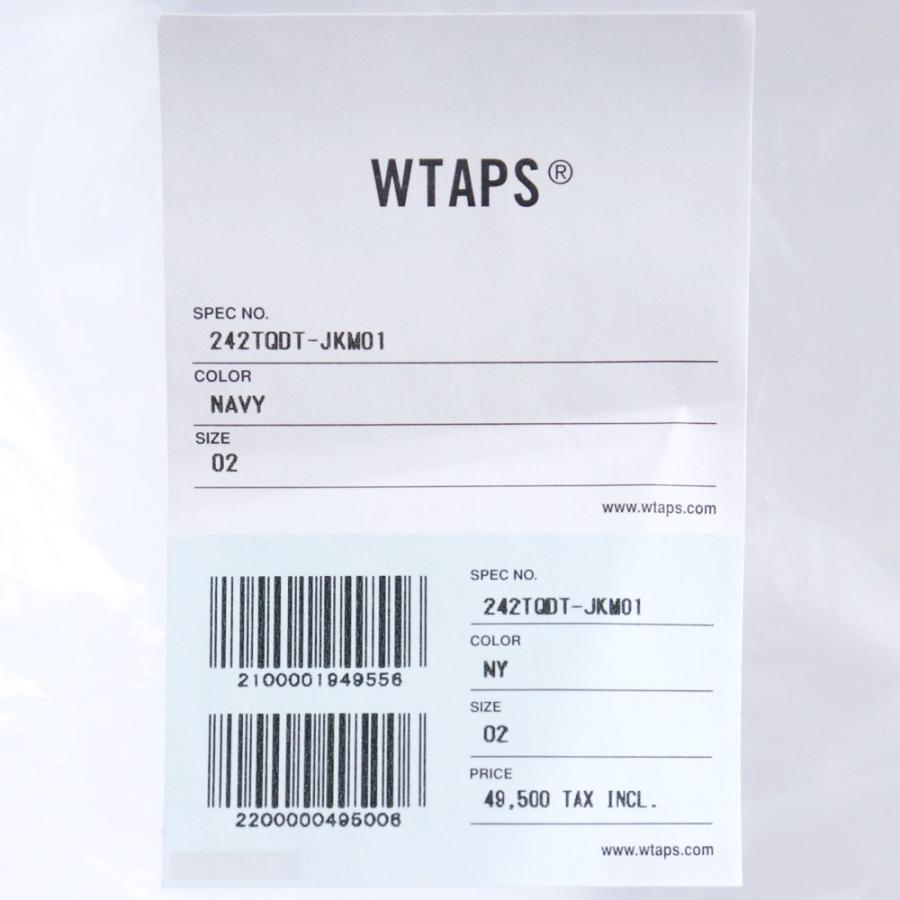 WTAPS MC JACKET NYLON. OXFORD サイズ02 ネイビー 242TQDT WTAPS MC JACKET NYLON. OXFORD サイズ02 ネイビー 242TQDT
