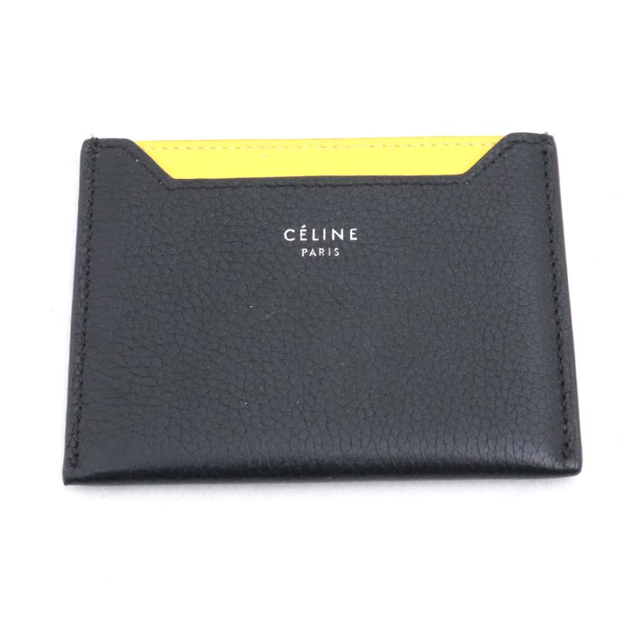 ◇セリーヌ◇レザー/カードケース/名刺入れ/ブランド CELINE【入手困難】CUIR TRIOMPHE☆コイン & カードポーチ☆全色