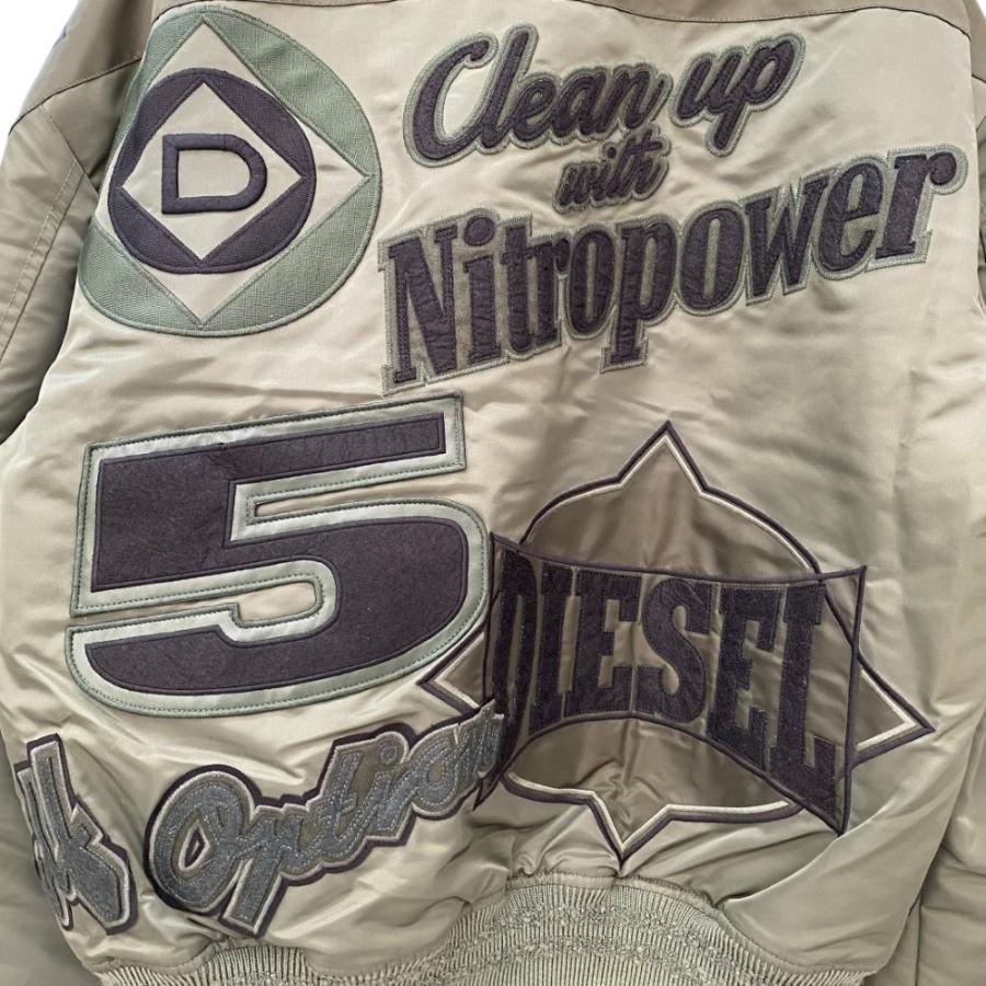 DIESEL 21AW J-BULC-PATCH JACKET Lサイズ カーキ オリーブ