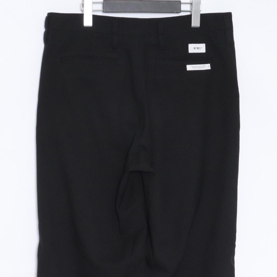 WTAPS CREASE DL TROUSERS POLY. TWILL サイズ03 ブラック WTAPS CREASE DL TROUSERS POLY. TWILL サイズ03 ブラック