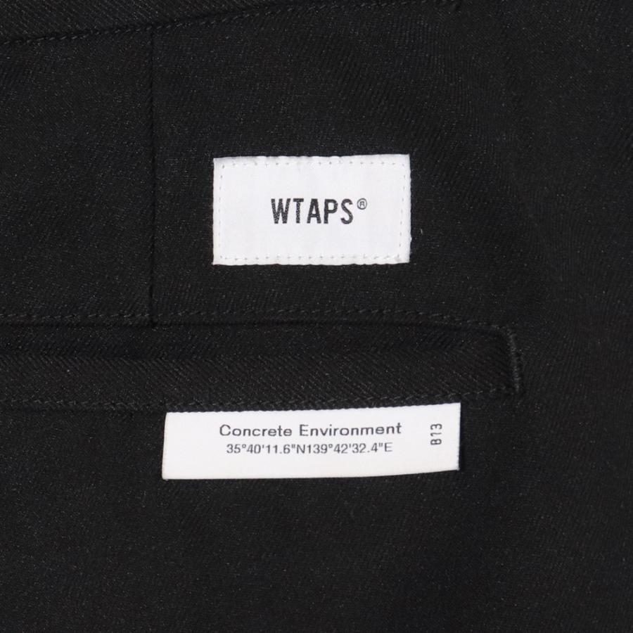 WTAPS CREASE DL TROUSERS POLY. TWILL サイズ03 ブラック WTAPS CREASE DL TROUSERS POLY. TWILL サイズ03 ブラック
