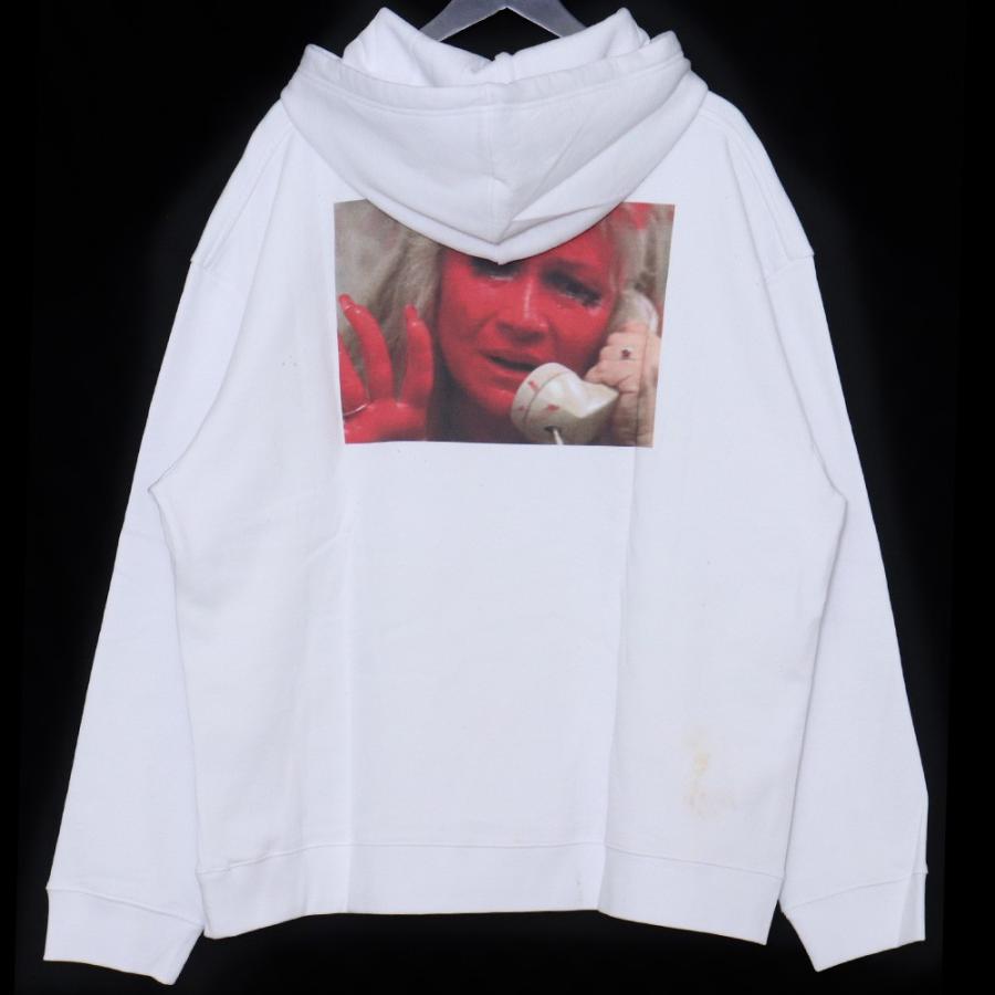 未使用 RAF SIMONS Xanthophobic hoodie Lサイズ ホワイト 192-164A 