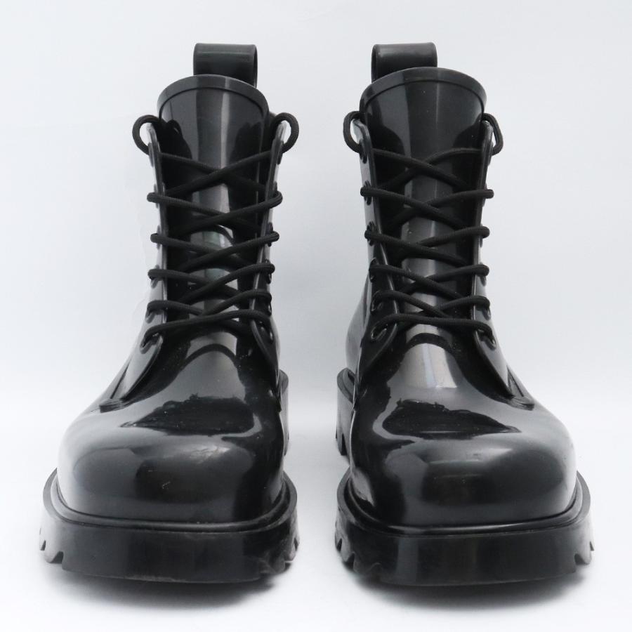 BOTTEGA VENETA ラバー レースアップ ブーツ　レインブーツ BOTTEGA VENETA - BOTTEGA VENETA ラバー レースアップ レイン