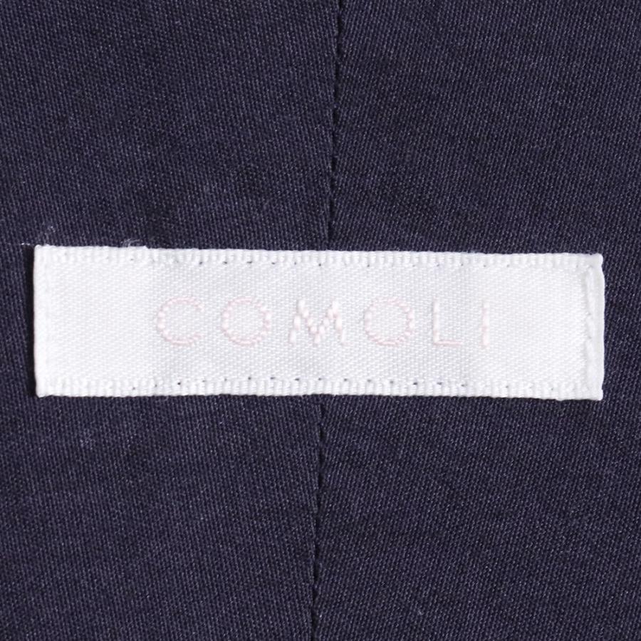 COMOLI バンドカラー 長袖シャツ サイズ不明 ネイビー R01-02002