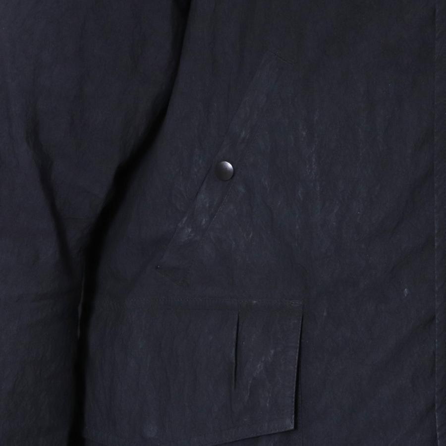 DEVOA Down Jacket Shrink cotton nylon サイズ2 ブラック DKJ-CNFD 