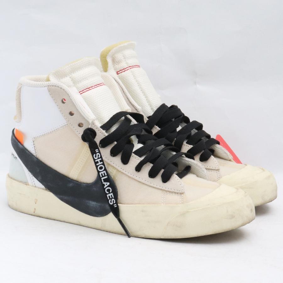 23cm NIKE × OFF-WHITE The Ten Blazer Mid AA3832-100 ナイキ オフ