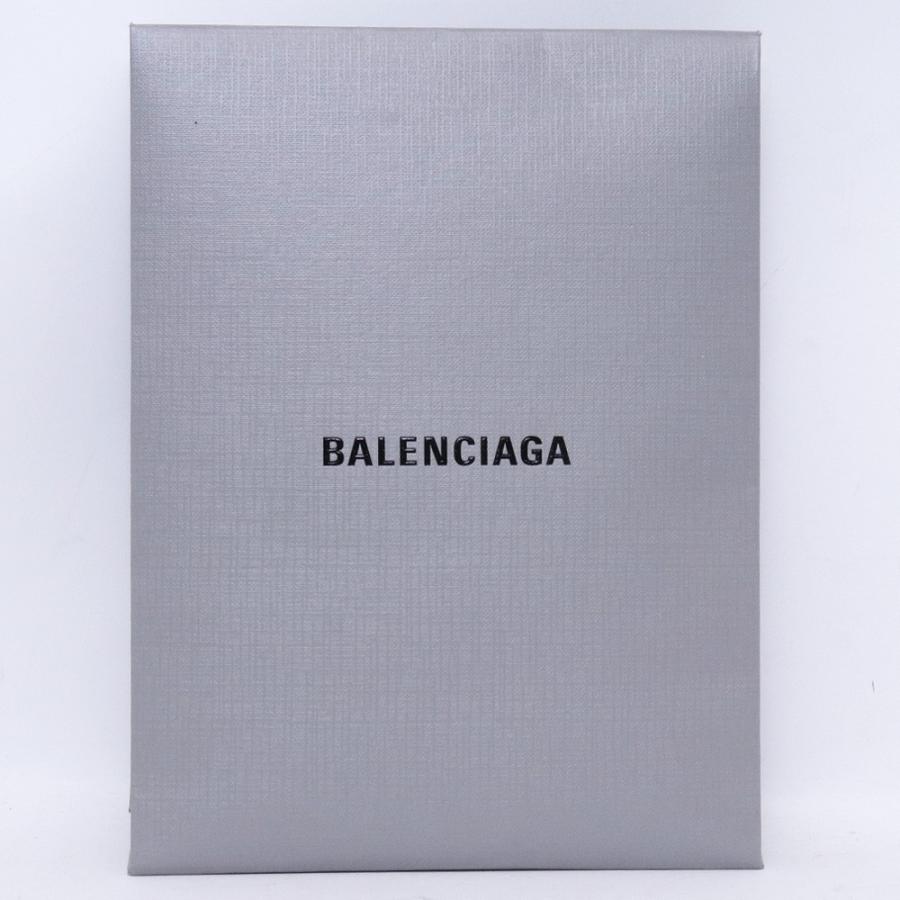 未使用 24-26cm BALENCIAGA ロゴ入りコットンソックス Mサイズ