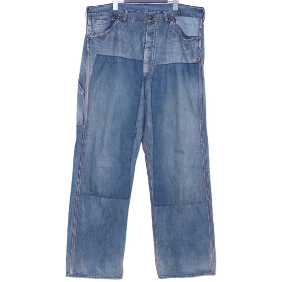 SAINT MICHAEL DENIM PAINTER PANTS XLサイズ インディゴ SM-A23-0000