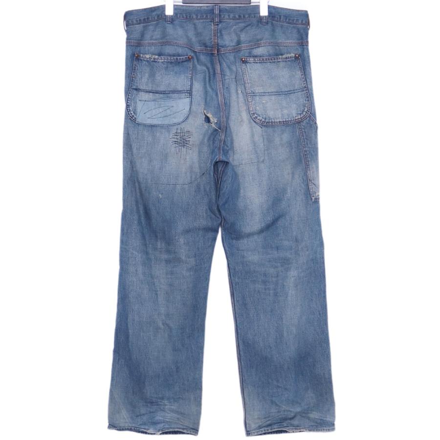 SAINT MICHAEL DENIM PAINTER PANTS XLサイズ インディゴ SM-A23-0000