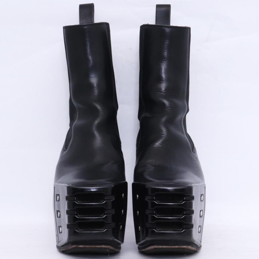RICK OWENS Grilled Kiss Boots サイズ42 ブラック クリア RU02D6825