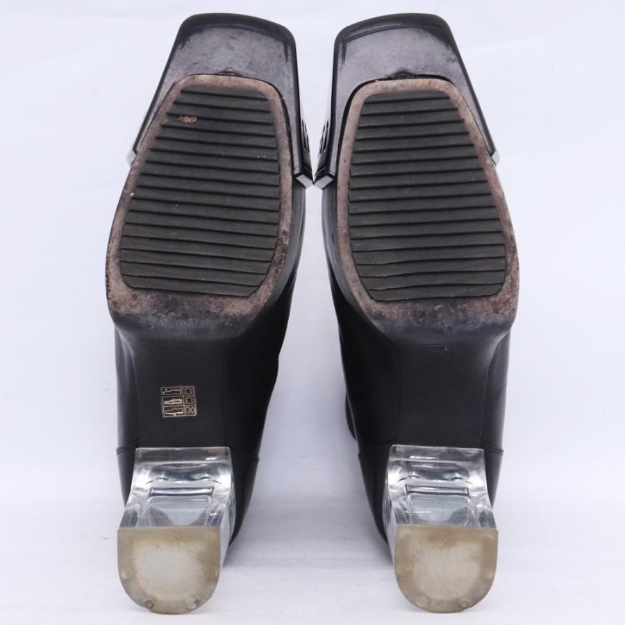 RICK OWENS Grilled Kiss Boots サイズ42 ブラック クリア RU02D6825